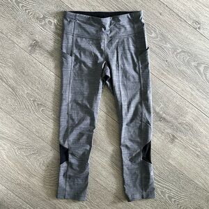 Lululemon Gray & Black Tights
